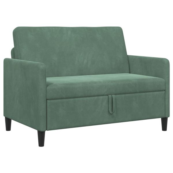 Sofa mit Stauraum Meergrün 122 x 78 x 87 cm Polyester