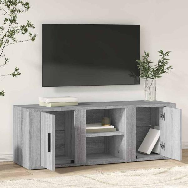 TV-Schrank Grau Sonoma 100x31,5x35 cm Holzwerkstoff