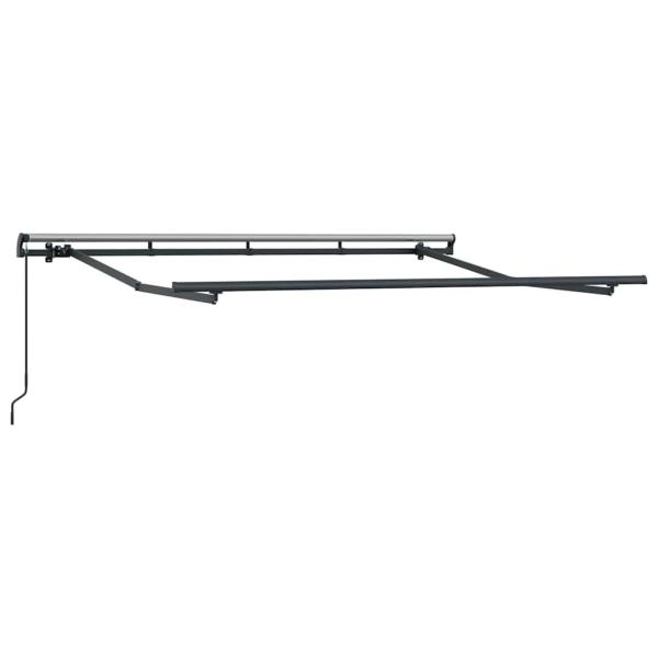 Einziehbare Markise Weiß 300 x 200 cm Stoff