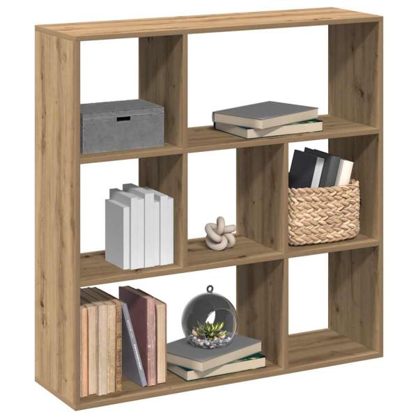 ARDEBO.de - Raumteiler-B?cherregal Artisan-Eiche 102x29x103,5 cm