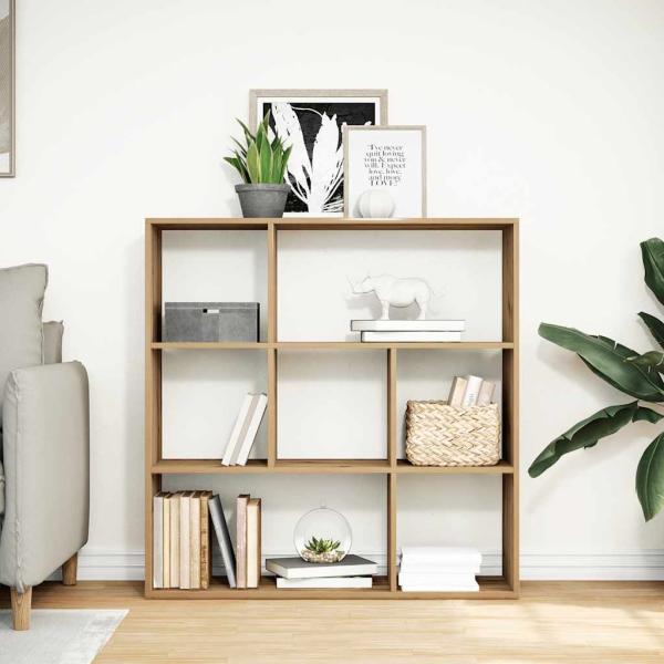 Raumteiler-B?cherregal Artisan-Eiche 102x29x103,5 cm