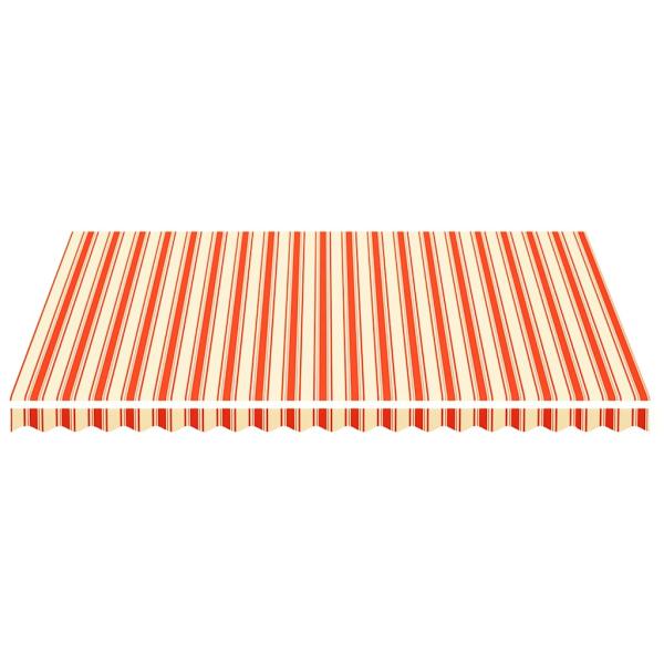 Ersatzstoff für Markise Gelb und Orange 4,5x3,5 m Polyester