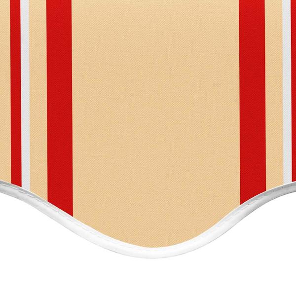 Ersatzstoff für Markise Gelb und Orange 4,5x3,5 m Polyester