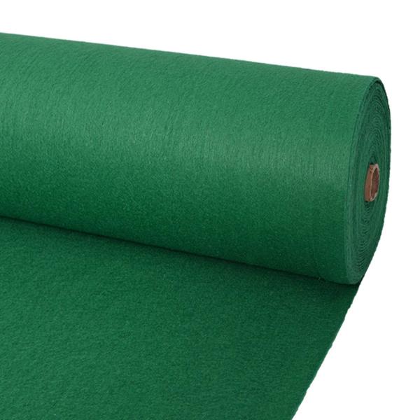 Teppich Uni Grün 1 x 24 m Stoff