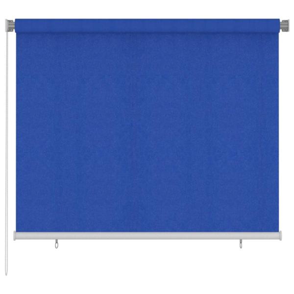 ARDEBO.de - Außenrollo 185 (B)x140 (H) cm Blau HDPE