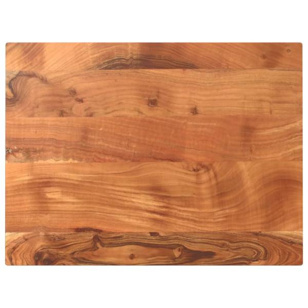 ARDEBO.de - Tischplatte 90x60x2,5 cm Rechteckig Massivholz Akazie