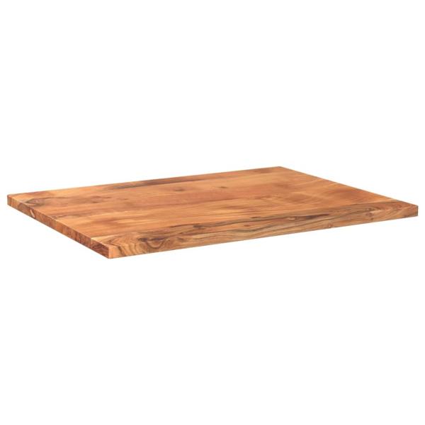 Tischplatte 90x60x2,5 cm Rechteckig Massivholz Akazie