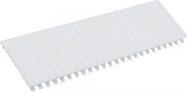 ARDEBO.de Hager S35V Abdeckstreifen, univers Z, 1000 mm, ohne Markierung, RAL 9010, weiß