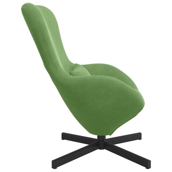Eiersessel Hellgrün 63 x 73 x 90 cm Samt