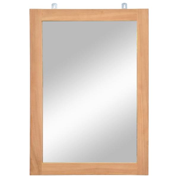 ARDEBO.de - Wandspiegel Teak Massiv 50x70 cm
