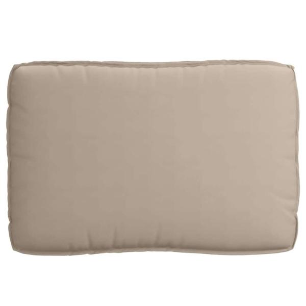 Palettenkissenset 3 pcs Taupe Oxford-Stoff