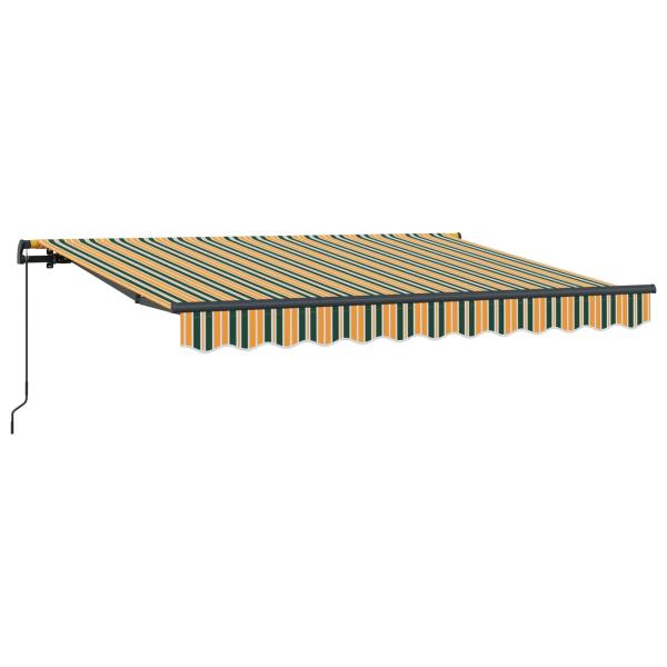 Einziehbare Markise Grün 250 x 200 cm Stoff