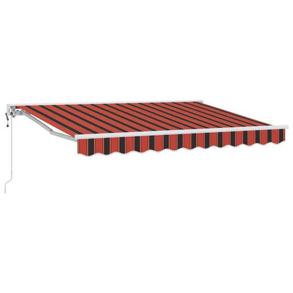 Markisenrahmen Orange und Schwarz 300 x 200 cm