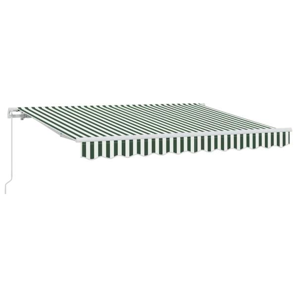 Einziehbare Markise Grün 300 x 200 cm Stoff