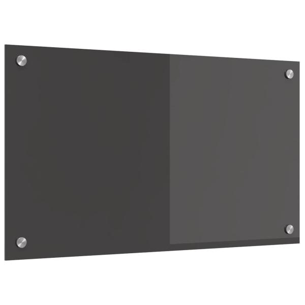 ARDEBO.de - Küchenrückwand Dunkelgrau 70 x 40 cm Gehärtetes Glas