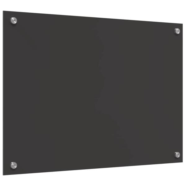 Küchenrückwand Dunkelgrau 70 x 50 cm Gehärtetes Glas