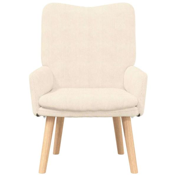 Sessel Creme 63 x 67 x 94 cm Stoff