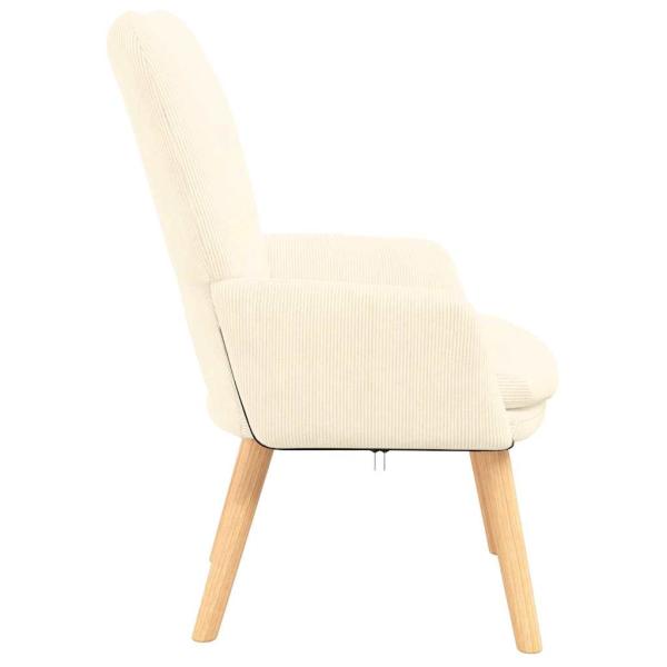 Sessel Creme 63 x 67 x 94 cm Stoff