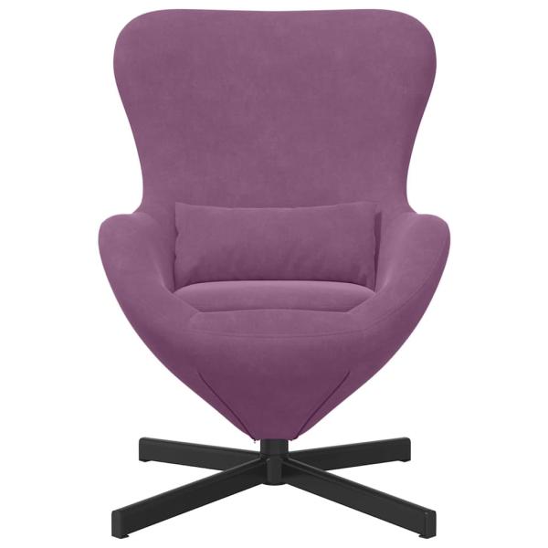 Eiersessel Lila 63 x 73 x 90 cm Samt