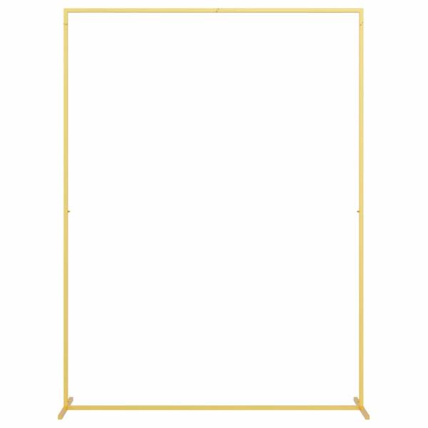 Hochzeitsbogen Gold 150 x 49,5 x 200 cm Stahl