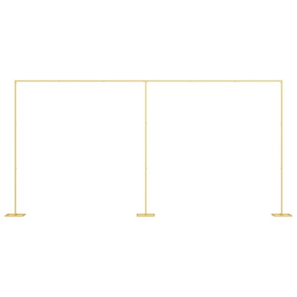 Hochzeitsbogen Gold 657 x 35 x 300 cm Stahl