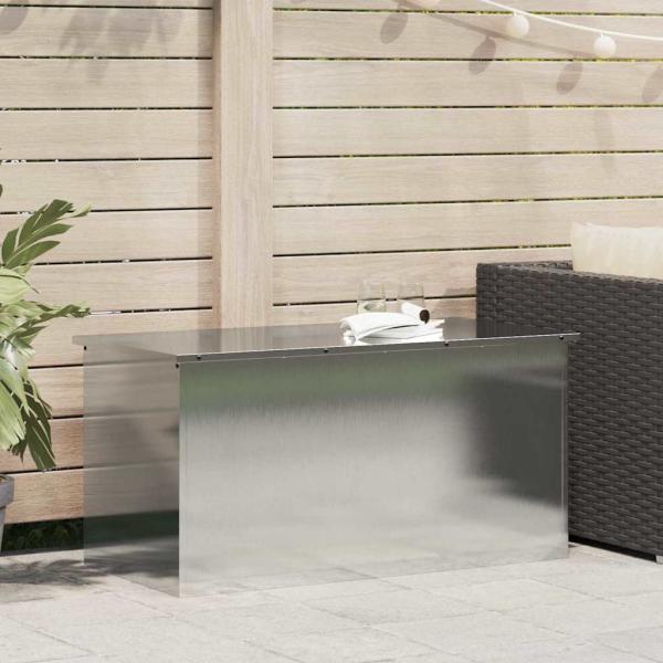 ARDEBO.de - Gartenlagerkissenbox Verzinkter Stahl 100 x 50,5 x 50 cm 220 L