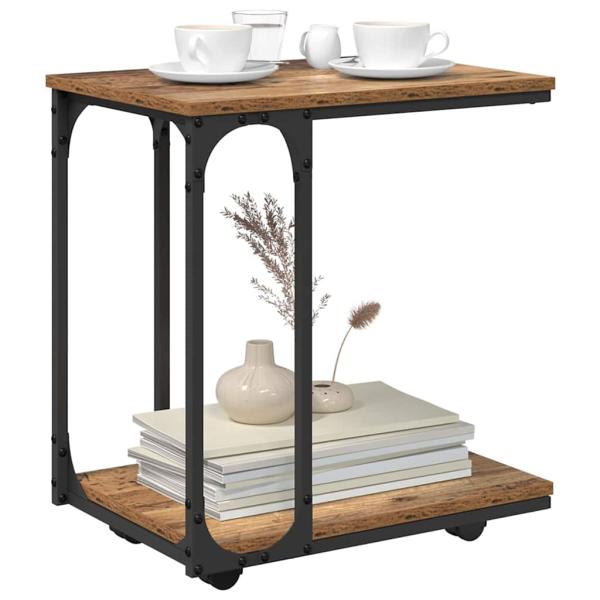 Beistelltisch Altholz 50 x 35 x 55.5 cm Holzwerkstoff