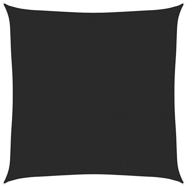 Sonnensegel 160 g/m² Schwarz 6x6 m HDPE