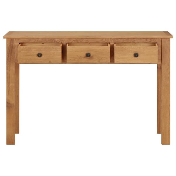 Schminktisch 110x40x75 cm Massivholz Eiche