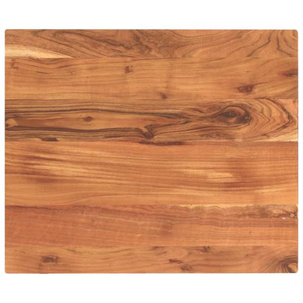 ARDEBO.de - Tischplatte 60x50x2,5 cm Rechteckig Massivholz Akazie