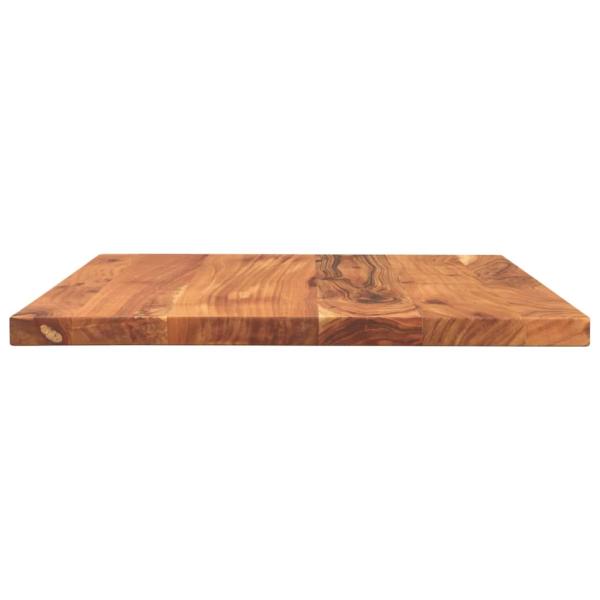 Tischplatte 60x50x2,5 cm Rechteckig Massivholz Akazie