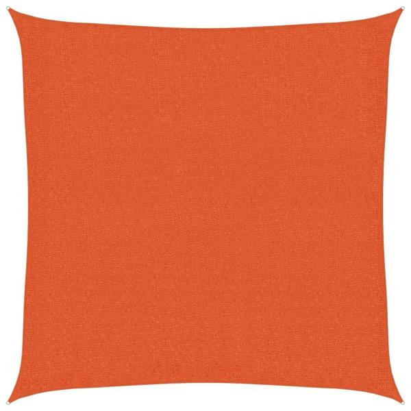 Sonnensegel 160 g/m² Orange 3,6x3,6 m HDPE