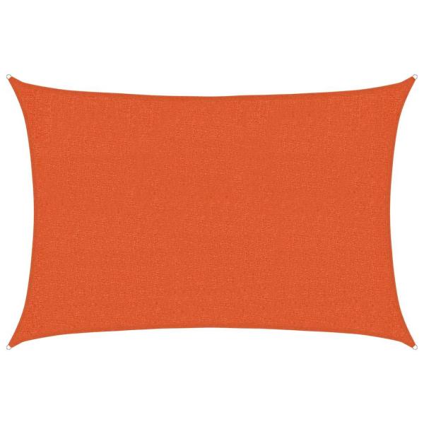 Sonnensegel 160 g/m² Orange 2x3 m HDPE