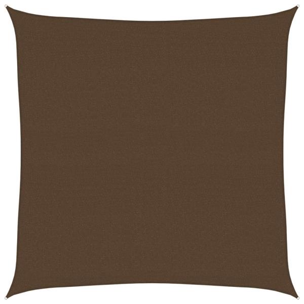 Sonnensegel 160 g/m² Braun 6x6 m HDPE