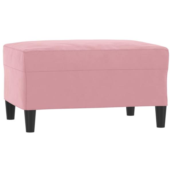 4-tlg. Sofagarnitur Rosa Samt
