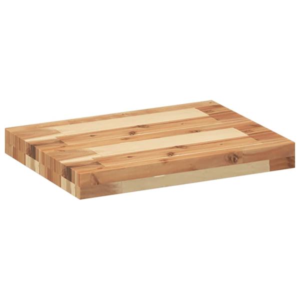 Schweberegale 4 Stk. 40x30x4 cm Massivholz Akazie Ölbehandelt