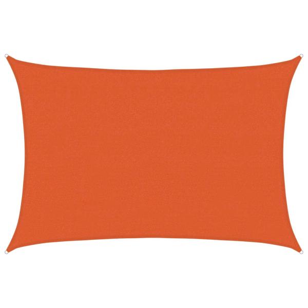 Sonnensegel 160 g/m² Orange 4x6 m HDPE