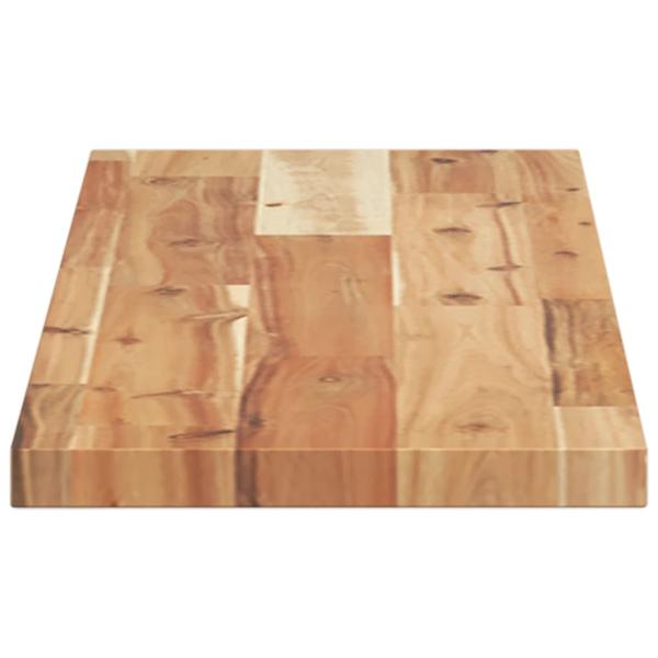 Schweberegale 2 Stk. 80x20x2 cm Massivholz Akazie Ölbehandelt