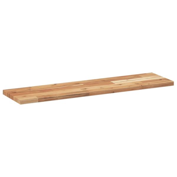 Schweberegale 2 Stk. 80x20x2 cm Massivholz Akazie Ölbehandelt
