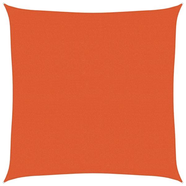 Sonnensegel 160 g/m² Quadratisch Orange 4x4 m HDPE