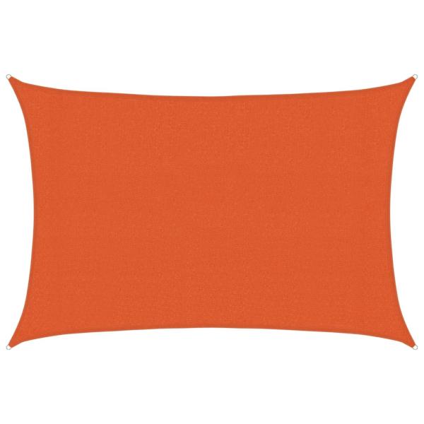 Sonnensegel 160 g/m² Orange 3x4 m HDPE