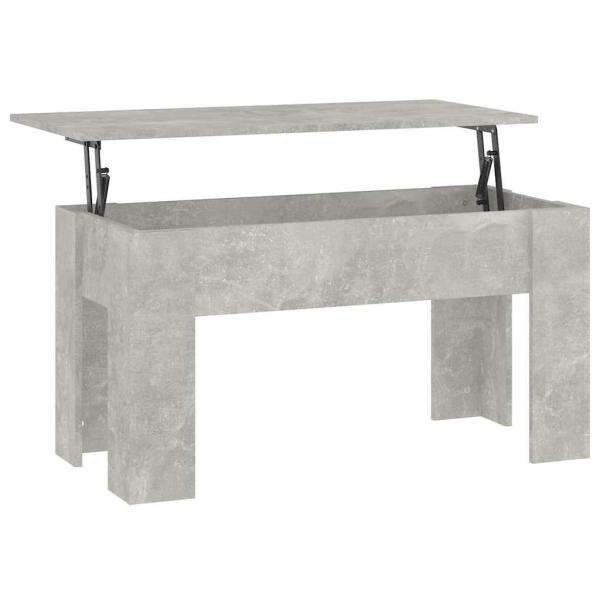 Couchtisch Betongrau 101x49x52 cm Holzwerkstoff