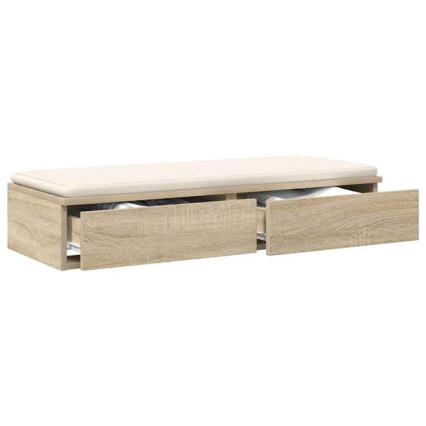 Bettschubladen Sonoma-Eiche 90 x 36,5 x 16,5 cm Holzwerkstoff