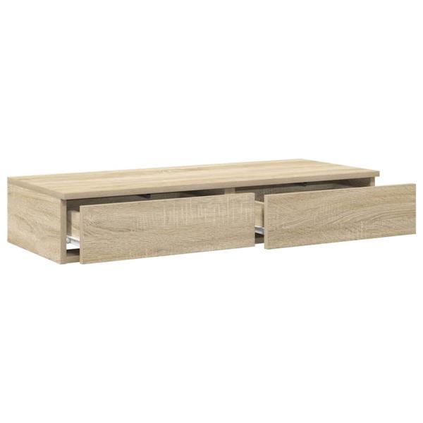 Bettschubladen Sonoma-Eiche 90 x 36,5 x 16,5 cm Holzwerkstoff