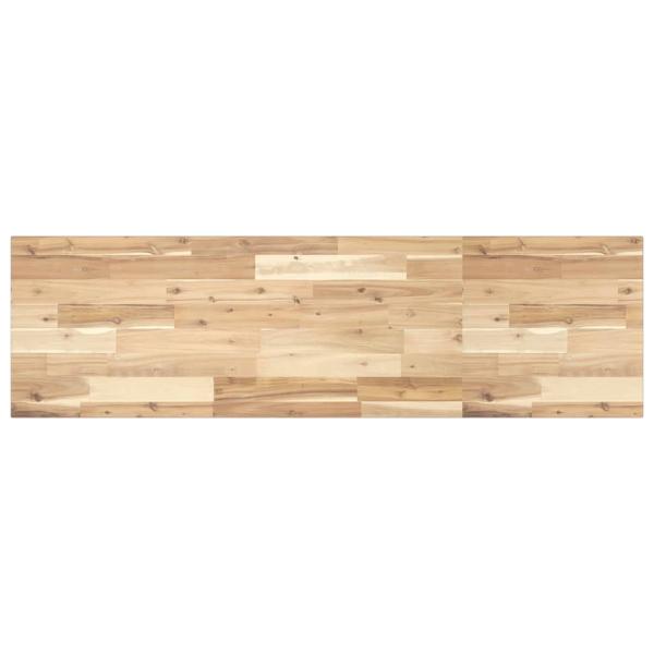 Schweberegal 120x40x2 cm Massivholz Akazie Unbehandelt