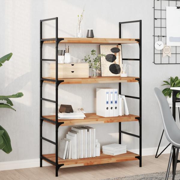 ARDEBO.de - Schweberegale 2 Stk. 100x40x4 cm Massivholz Akazie Ölbehandelt