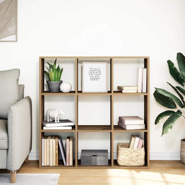 Raumteiler-B?cherregal Artisan-Eiche 102x29x103,5 cm