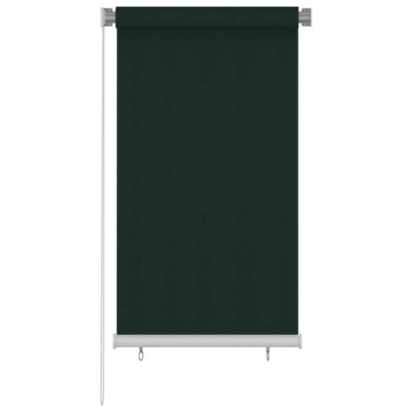 ARDEBO.de - Außenrollo 85 (B)x140 (H) cm Dunkelgrün HDPE