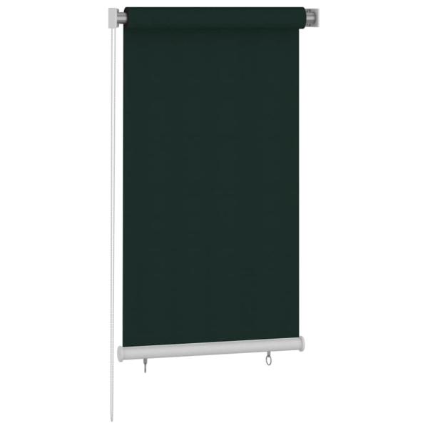 Außenrollo 85 (B)x140 (H) cm Dunkelgrün HDPE