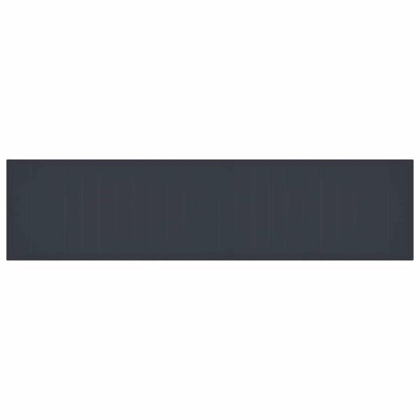 Garten-Esszimmergarnitur mit Kissen 17 stk. Anthrazit PP